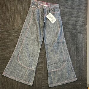Kik Wear very Wide Leg raver Jeans Sz 9 / 30